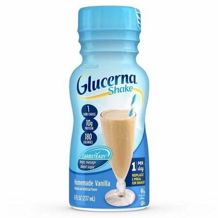 GLUCERNA ORIGINAL SHAKE Glucerna Shake Vanilla Oral Supplement, 8oz Bottle, 24PK 57801